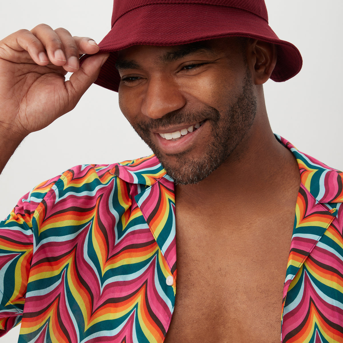 Trina Turk Green Woven Hat Shade Packable Sun Hat - Poolside Gossip main image 2