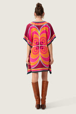 GUGGENHEIM GEO THEODORA CAFTAN DRESS in MULTI additional image 3