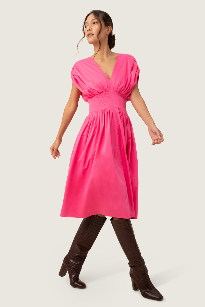 DASYA 2 MIDI DRESS in DOWNTOWN PINK additional image 2