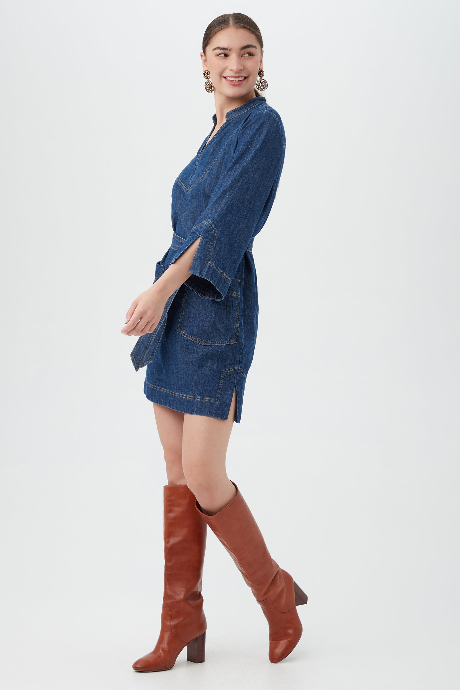 OTIS DENIM DRESS – Trina Turk