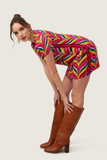 SUGAR HILL DRESS in RADIO CITY ROSE MULTI additional image 3