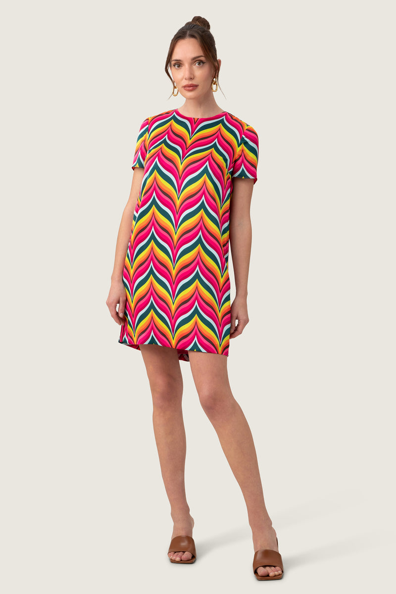 SUGAR HILL DRESS in RADIO CITY ROSE MULTI