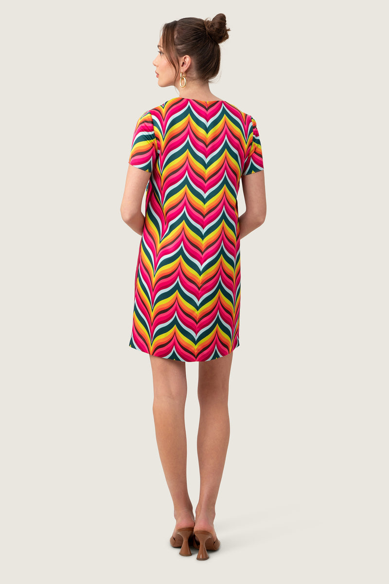 SUGAR HILL DRESS in RADIO CITY ROSE MULTI additional image 2