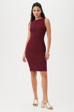 PETIT ROUGE DRESS in BRYANT PARK BORDEAUX additional image 4