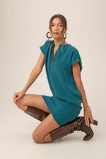 HASIL DRESS in GREENWICH GREEN additional image 11