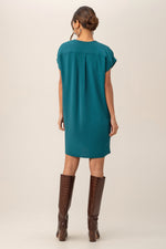HASIL DRESS in GREENWICH GREEN additional image 10