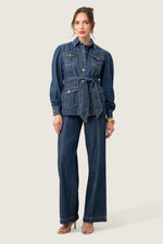 ODETTA JACKET in INDIGO additional image 4