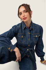 ODETTA JACKET in INDIGO additional image 5