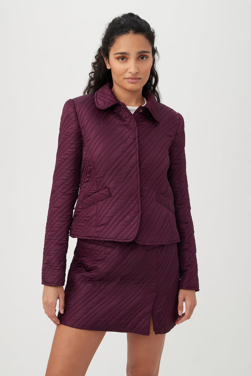 VILET JACKET in FIG additional image 1