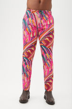 ALEX SLIM TROUSER in RADIO CITY ROSE MULTI additional image 1