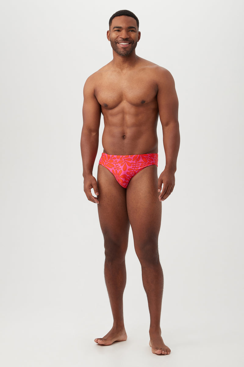 Red hotsell swim briefs