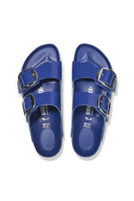 WOMEN'S ARIZONA BIG BUCKLE BLUE PATENT LEATHER SANDAL in COBALT additional image 1