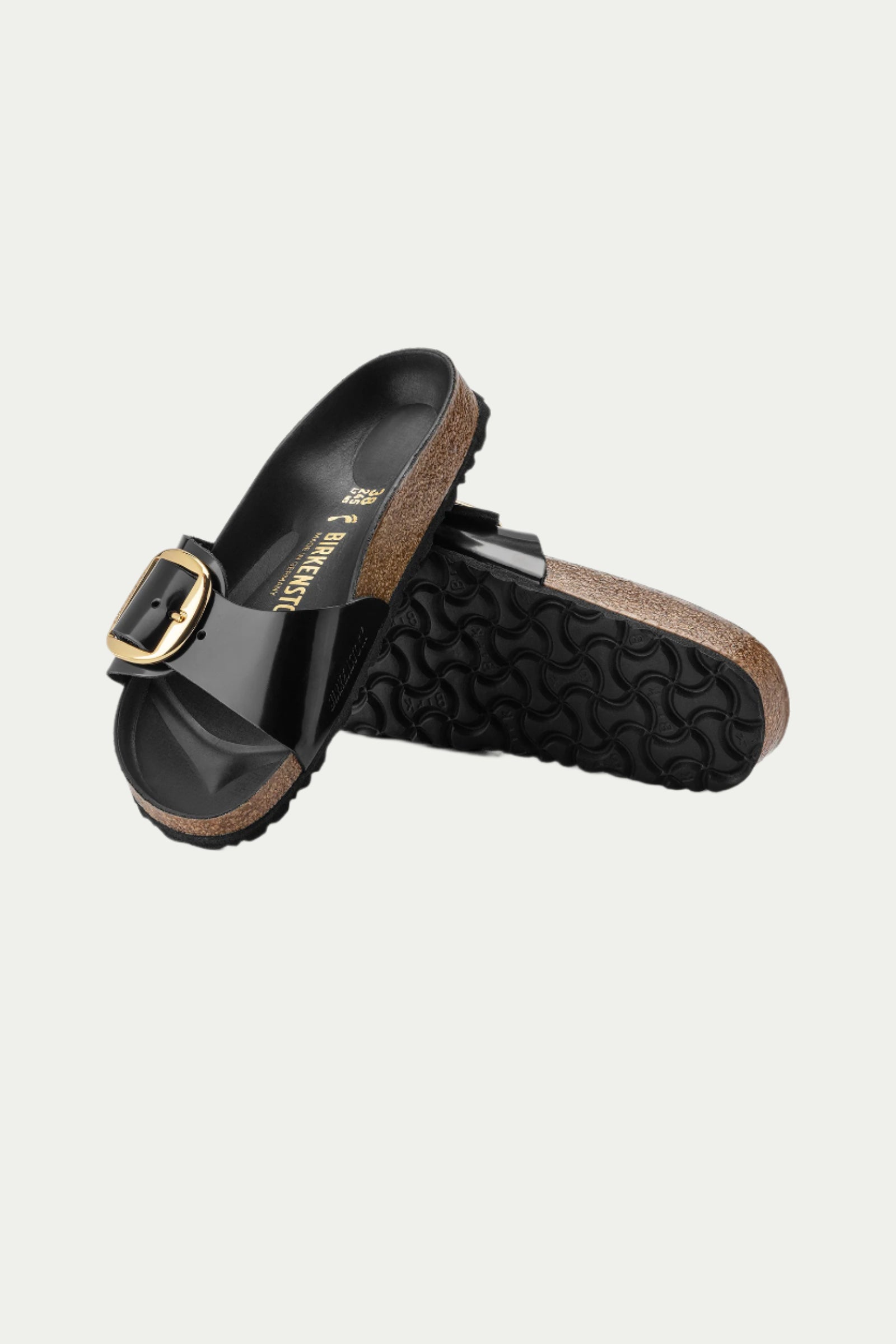 Birkenstock Women s Madrid Big Buckle High Shine Black 41 N