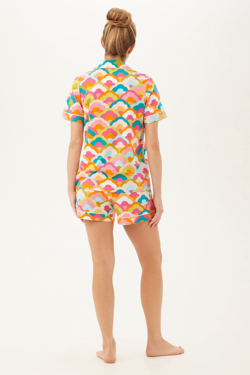 RAINBOW CLOUD S S SHORTY PJ SE Trina Turk