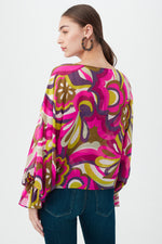 SOHO TOP in TRINA PINK MULTI additional image 1