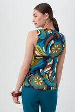 CONEY ISLAND TOP in TRIBECA TEAL MULTI additional image 1