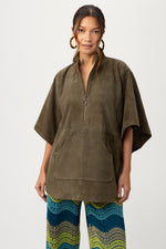 BODHI PONCHO in DARK OLIVE