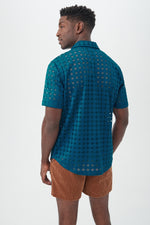 SCHEIDER LACE SHIRT in BETHESDA BLUE additional image 1