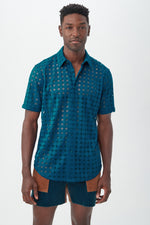 SCHEIDER LACE SHIRT in BETHESDA BLUE