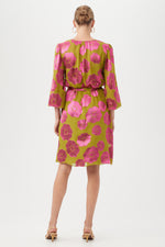 TRIBECA DRESS in TAVERN ON THE GREEN/TRINA PINK additional image 1