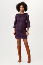 JENICA DRESS in PARK AVENUE PURPLE