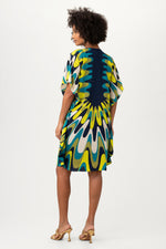 GLOBAL 2 DRESS in INK MULTI additional image 2