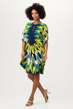 GLOBAL 2 DRESS in INK MULTI additional image 3