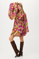 MOLLY DRESS in TRINA PINK MULTI additional image 5