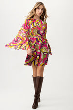 MOLLY DRESS in TRINA PINK MULTI additional image 4