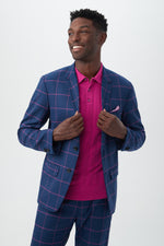 THURSTON BLAZER in INK/TRINA PINK additional image 4