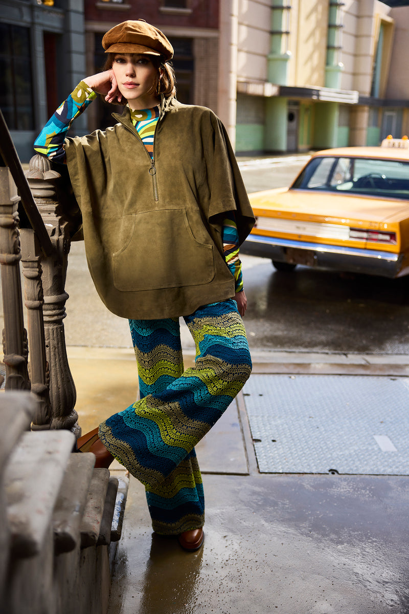 SUTHERLAND PANT in BETHESDA BLUE MULTI