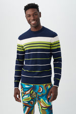 ROMERO 2 LONG SLEEVE CREWNECK in INK MULTI additional image 1