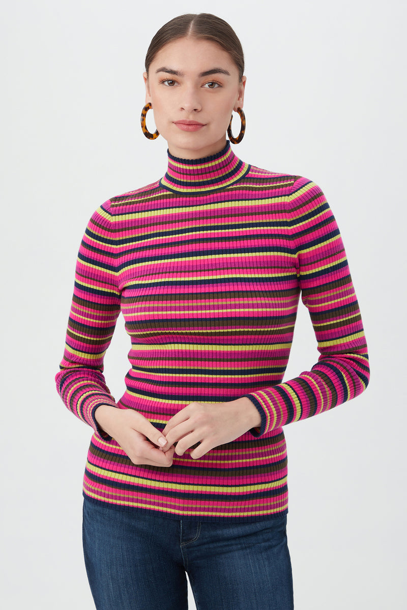 HEMPSTEAD SWEATER in TRINA PINK MULTI