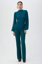 GLOSSY SWEATER in BETHESDA BLUE additional image 2