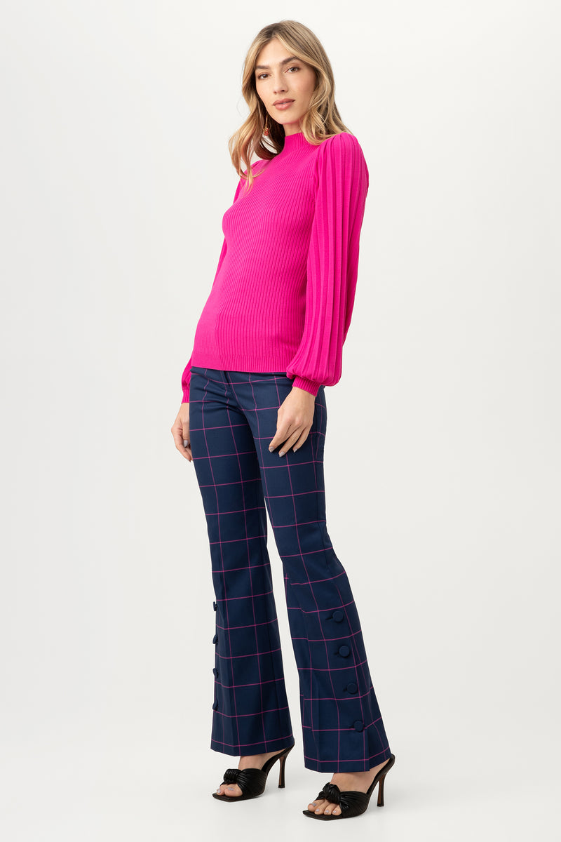 GLOSSY SWEATER in TRINA PINK additional image 6