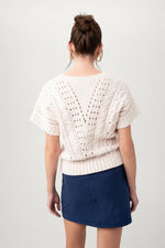 WEST END PULLOVER in CREAM additional image 1