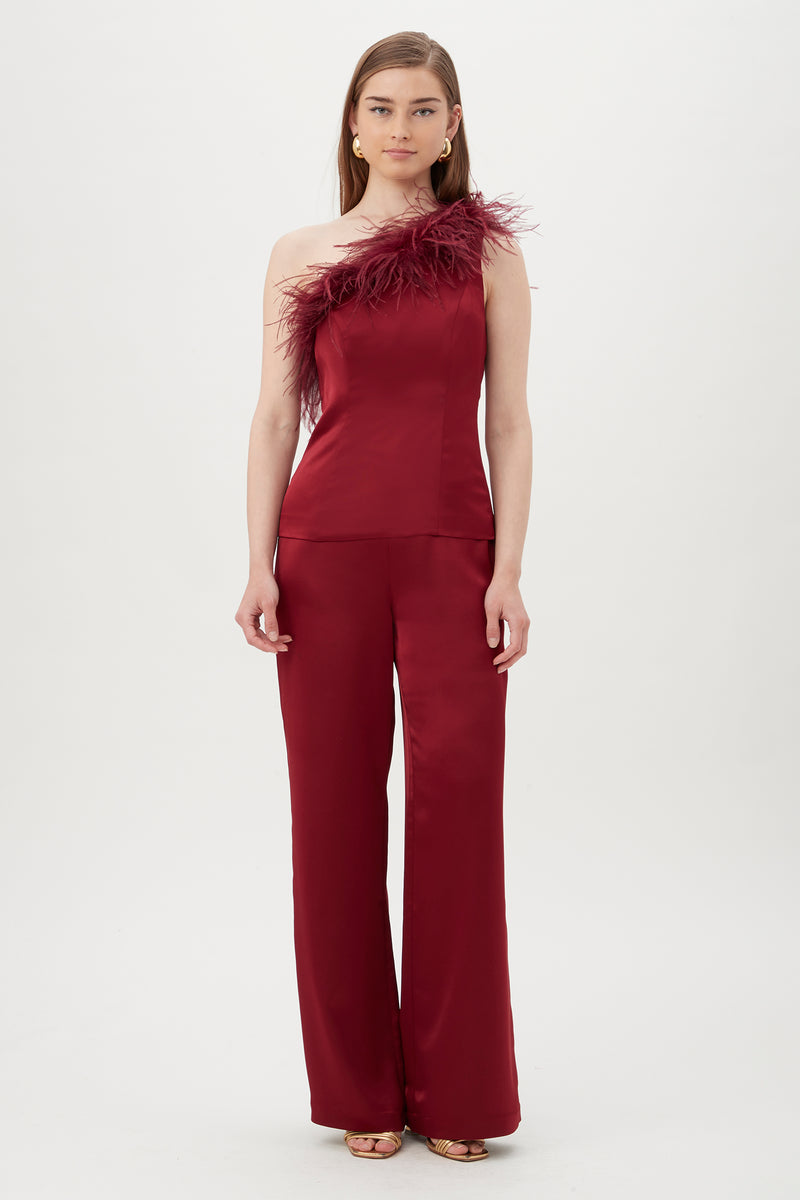 ENRYO PANT in RUQA RED additional image 2
