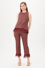 ENA TOP in RUQA RED MULTI additional image 3
