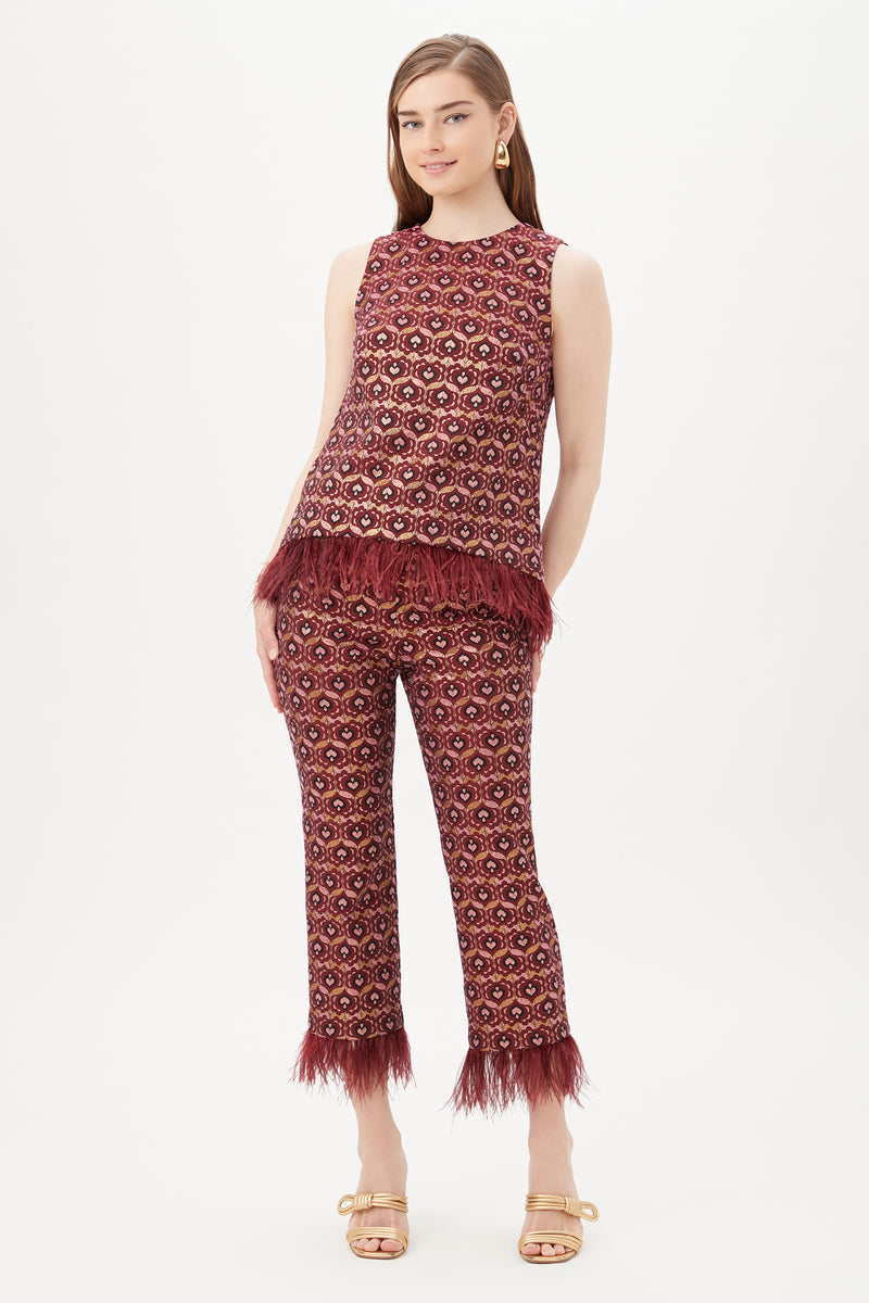 ENA TOP in RUQA RED MULTI additional image 2