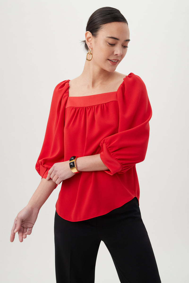 CHIHIRO TOP in REINA RED additional image 3