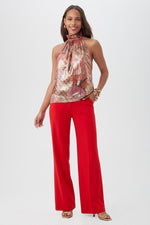 PLAYFUL 2 TOP in RUQA RED MULTI additional image 2