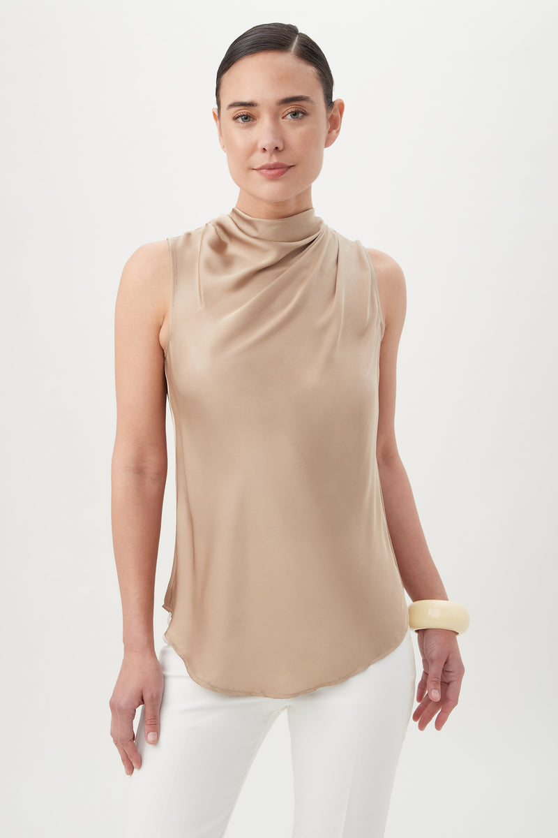 LENAYA TOP in GOLD additional image 3