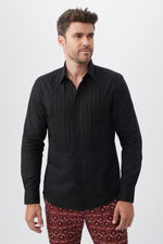 BUTLER TUX SHIRT in BLACK