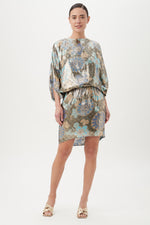 MANHATTAN DRESS in NIHAN BLUE MULTI