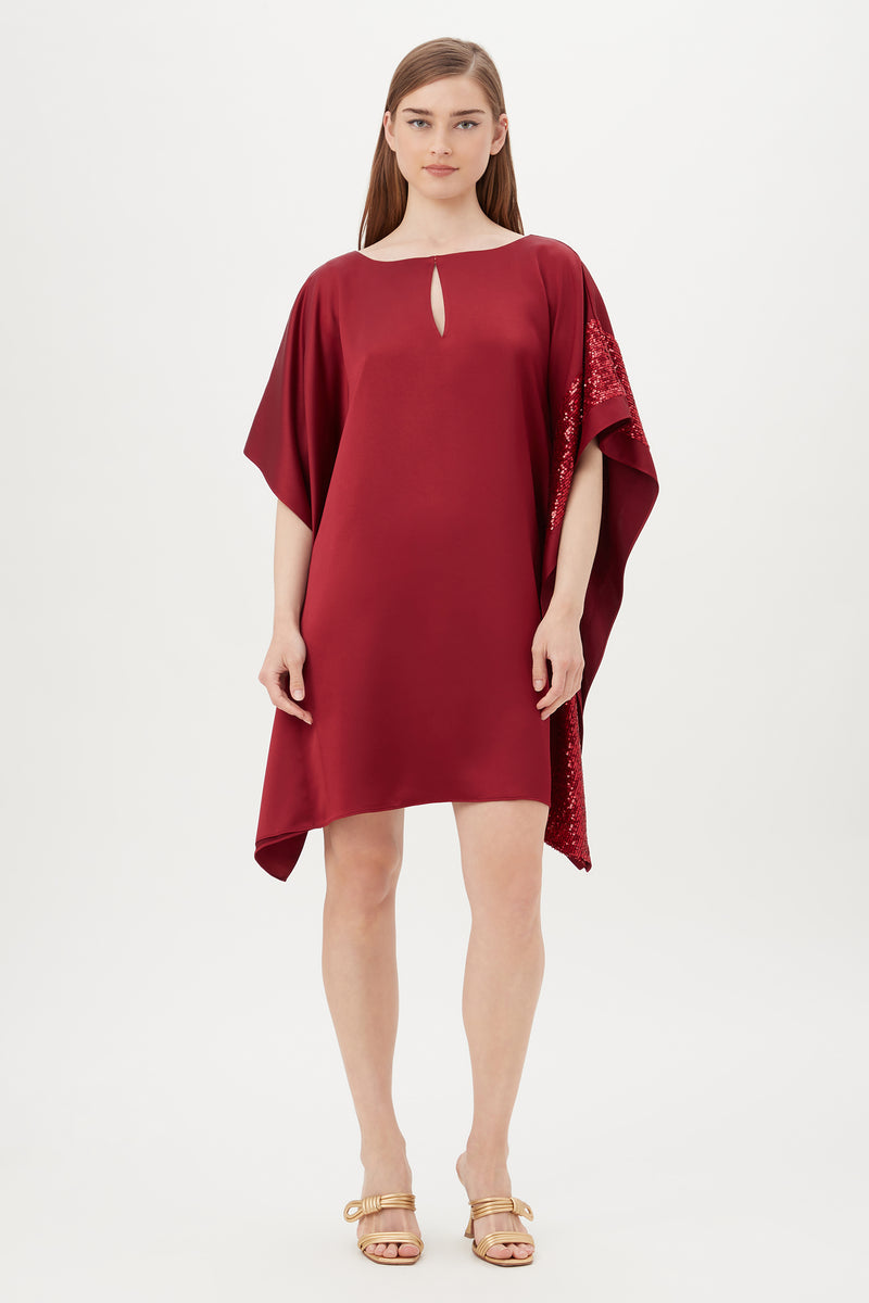 RENNA DRESS in RUQA RED