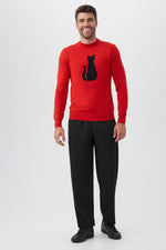 SALEM SWEATER in REINA RED