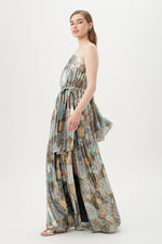 AMIDA DRESS in NIHAN BLUE MULTI additional image 3