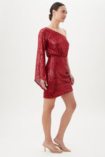 SUKIE DRESS in RUQA RED additional image 3