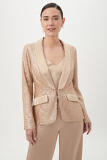 AI BLAZER in GOLD additional image 4