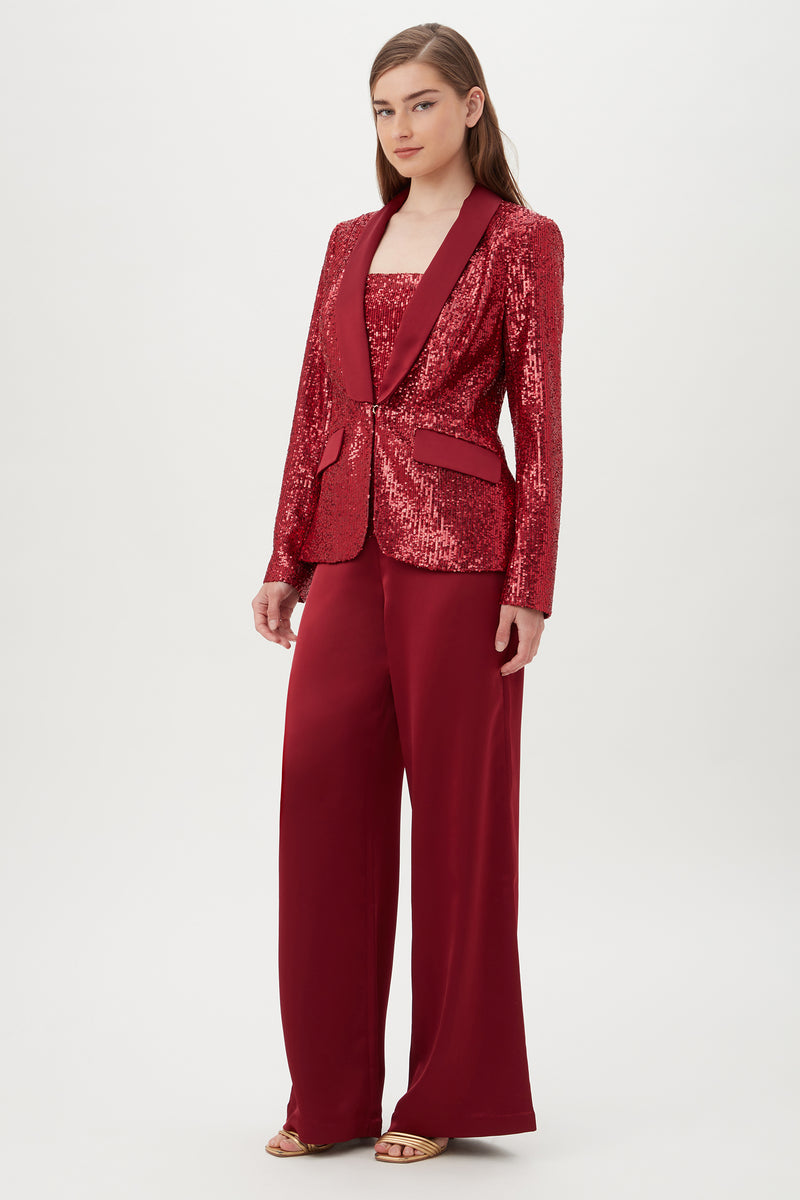 AI BLAZER in RUQA RED additional image 3